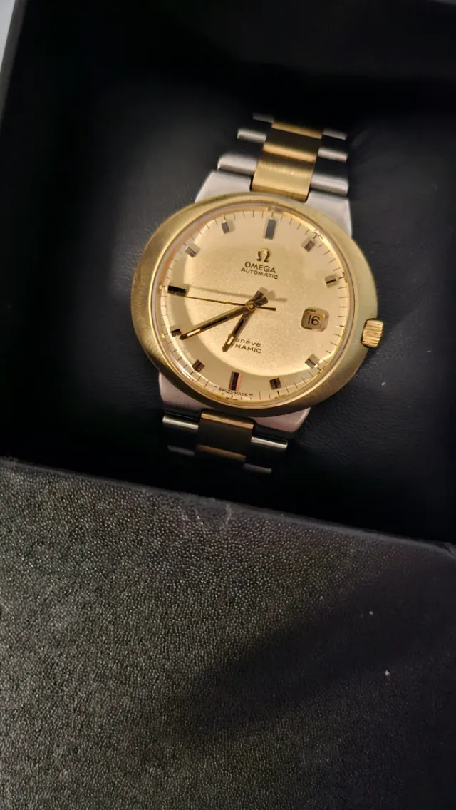 Relógio Omega Dynamic Genéve Automático Ouro 41mm