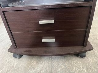 Mueble TV marrón - Giratorio