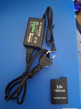 Cargador y Batería PSP
