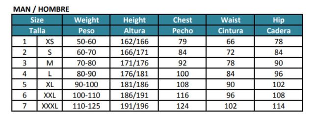 Neopreno Cressi submarinismo 2 piezas