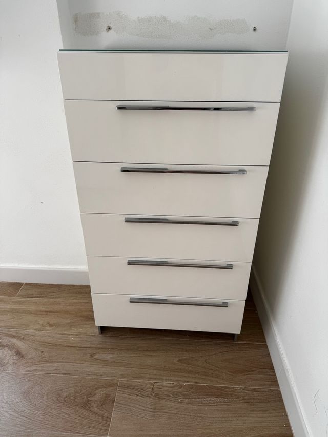 Cajonera 6 cajones blanca