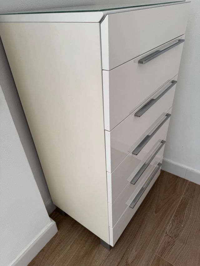 Cajonera 6 cajones blanca