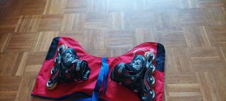 Patines en linea negros talla 28-32