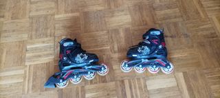 Patines en linea negros talla 28-32