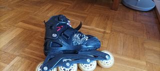 Patines en linea negros talla 28-32