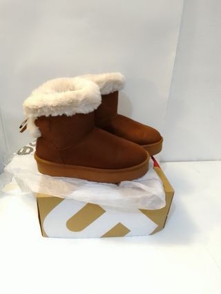 Botas Marrón Piel Sintética