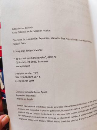 Didáctica Música Secundaria - Zaragozà