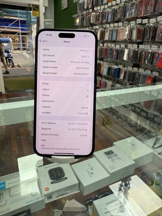 iPhone 14 Pro Max Negro 128GB
