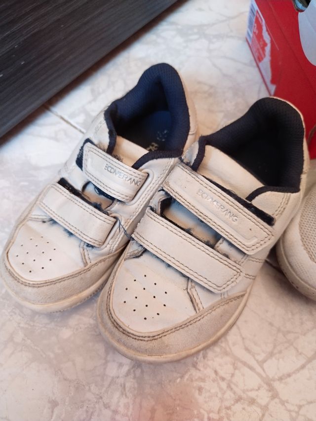 3 pares zapatillas niño velcro
