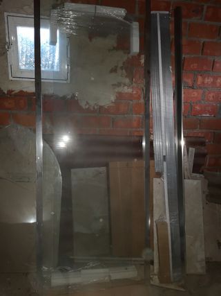 Mampara ducha cristal 2 piezas