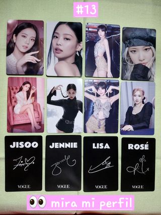PACKS Photocards BLACKPINK EDICION VOGUE #2