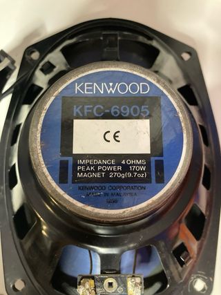 Radio CD mp3 USB Sony + Altavoces Kenwood 170W