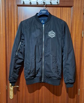 Chaqueta bomber Lee Coast negra