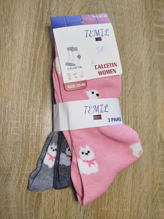 Calcetines TEMIL mujer - 3 pares