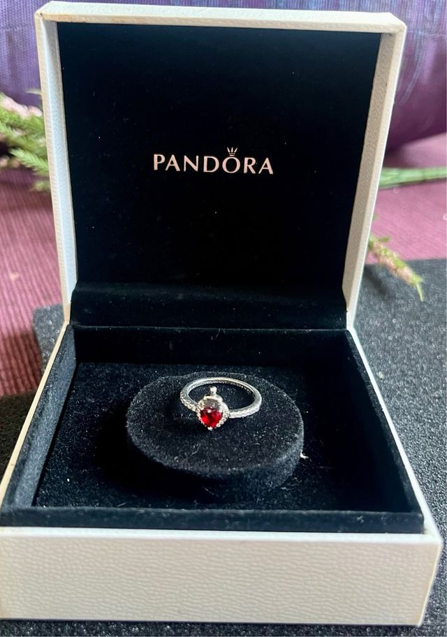 Anillo Plata 925 Pandora de blancanieves