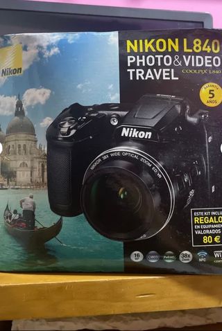 Nikon Coolpix L840 - Cámara negra