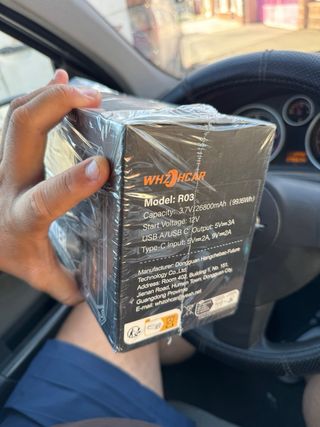 Arrancador bateria WHZHCAR - Power Bank