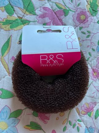 Moño Donut B&S marrón