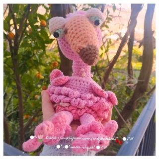 Amigurumi Flamenco Pinky