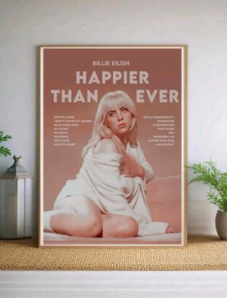 Poster Billie Eilish: Happier Than Ever