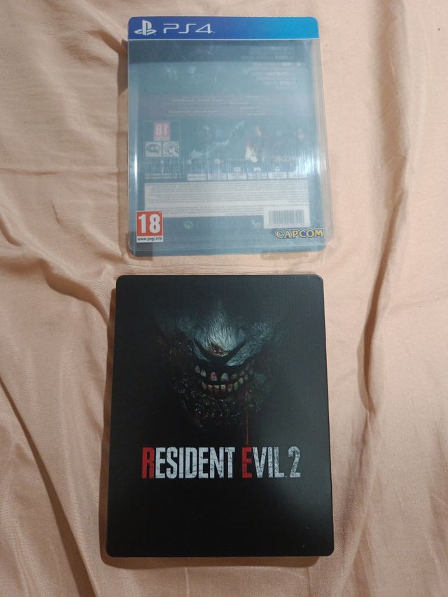 Resident Evil 2 remake Steelbook ps4