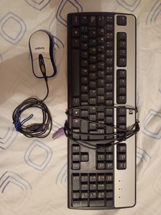 Teclado HP + Ratón Sanion