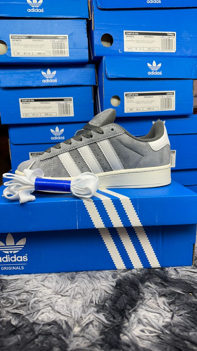 Zapatillas Adidas Campus Gris - 38