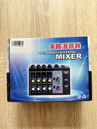 Mezclador de audio universal 8 canales