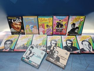 Colección 11 DVDs . El humor de tu vida + martes y trece,  Gila + 2 cds De eugenio, Gila y chiquito