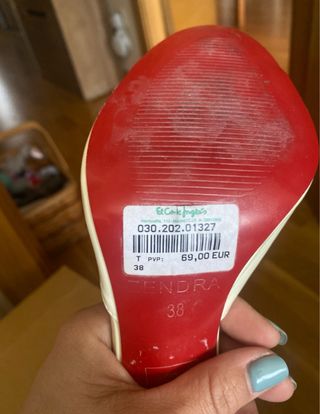 Sandalias Zendra blancas, nuevas