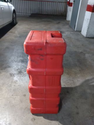 Depósito gasolina plástico rojo