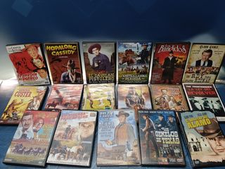 Lote 17 DvDs, películas, westerns , clásicas