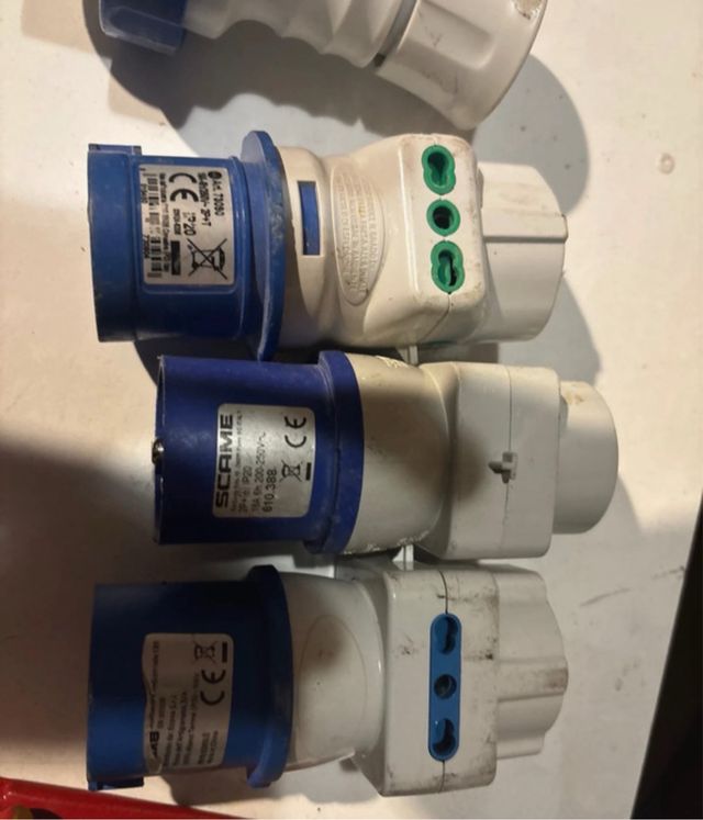 Prese industriali 6 pezzi prese da industriali