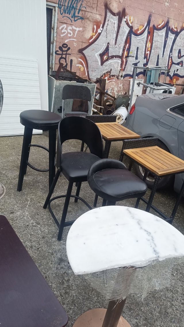 5 sgabelli alti KAS - Blu