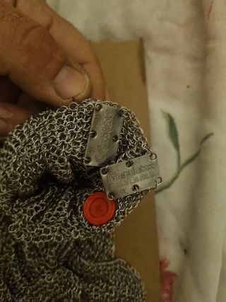 Guante de mallas para carnicero 