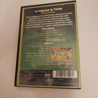 DVD Tarzán: La venganza de Tarzán