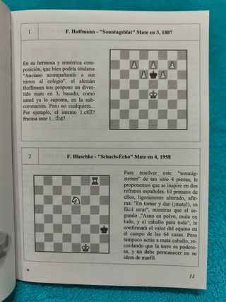 Libro Ajedrez Problemas para gente sin problemas.