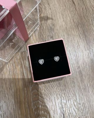 Pendientes Pandora Corazón Plata