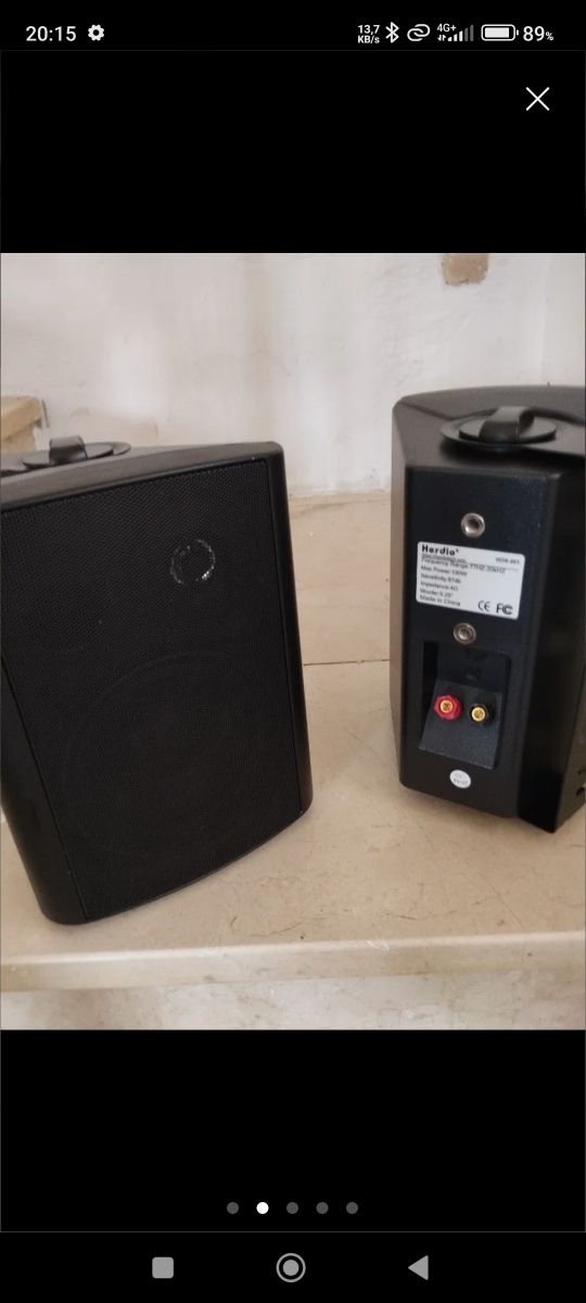 Altavoces Herdio 5'25" negros