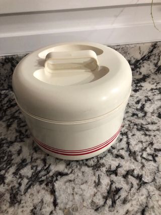 Nevera portátil blanca