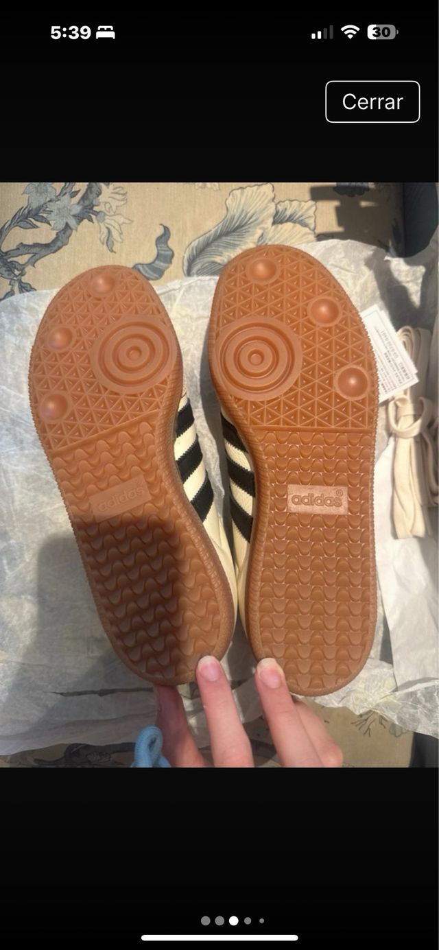 Adidas Samba Beige/Nero - 39.5 ORIGINALS