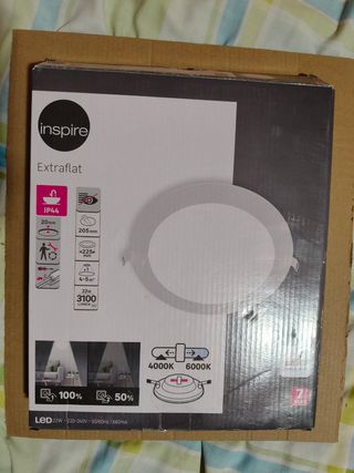 Lampara LED Inspire Extraflat 22W
