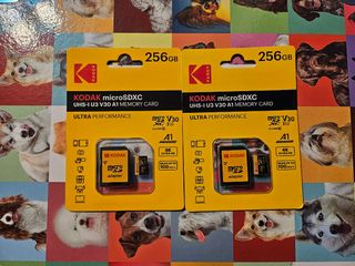 2 Tarjetas microSDXC Kodak 256GB UHS-I
