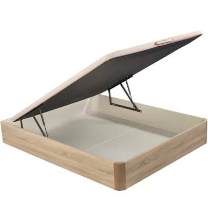 Canapé cama madera - cabecero piel sintética