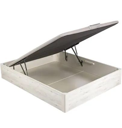 Canapé cama madera - cabecero piel sintética