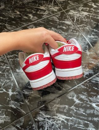 Nike Dunk rojas y blancas