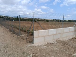 Cerramiento finca - bloques hormigón