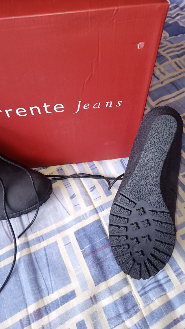 Botines piel negros mujer talla 40 Torrente Jeans