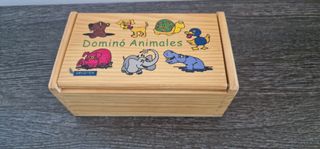 DOMINO ANIMALES DE MADERA