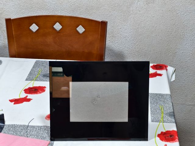 Marco de fotos de cristal sin estrenar 13x18 cm